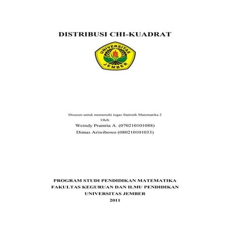 61016092 distribusi-chi-kuadrat