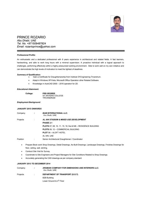 Prince Rozario presentations
