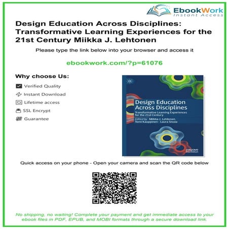 Design Education Across Disciplines: Transformative Learning for the ...
