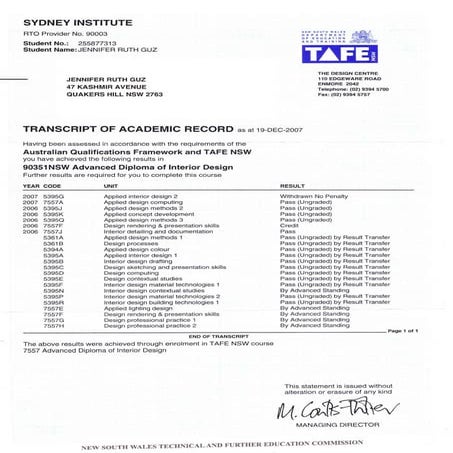 Interior Design Transcript 2 | PDF