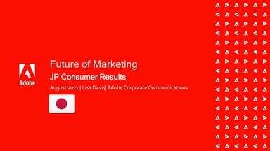 The Future of Marketing Survey - JP Consumer Results 