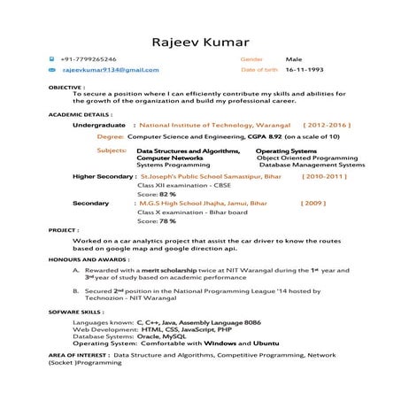 SAMAR MAJUMDER CV | DOCX