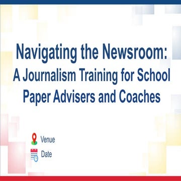 Navigating Newsroom onJournalismTraining