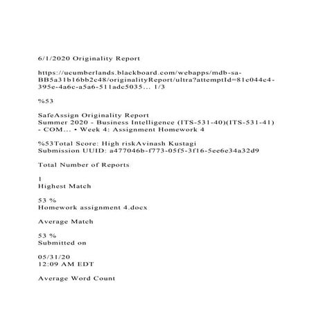 612020 Originality Reporthttpsucumberlands.blackboard.docx