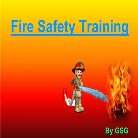 Fire Fighting PPT | PPTX