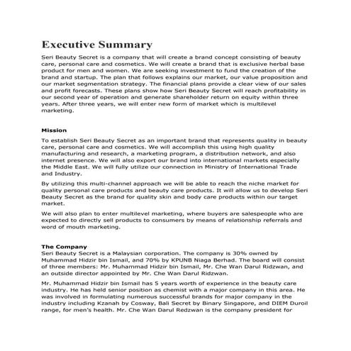 Seri Beauty Secret - Azli