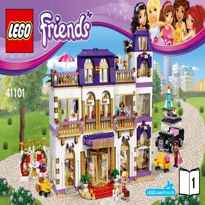 Đồ chơi xếp hình Lego Friends 41101 - Khách Sạn 5 sao Heartlake