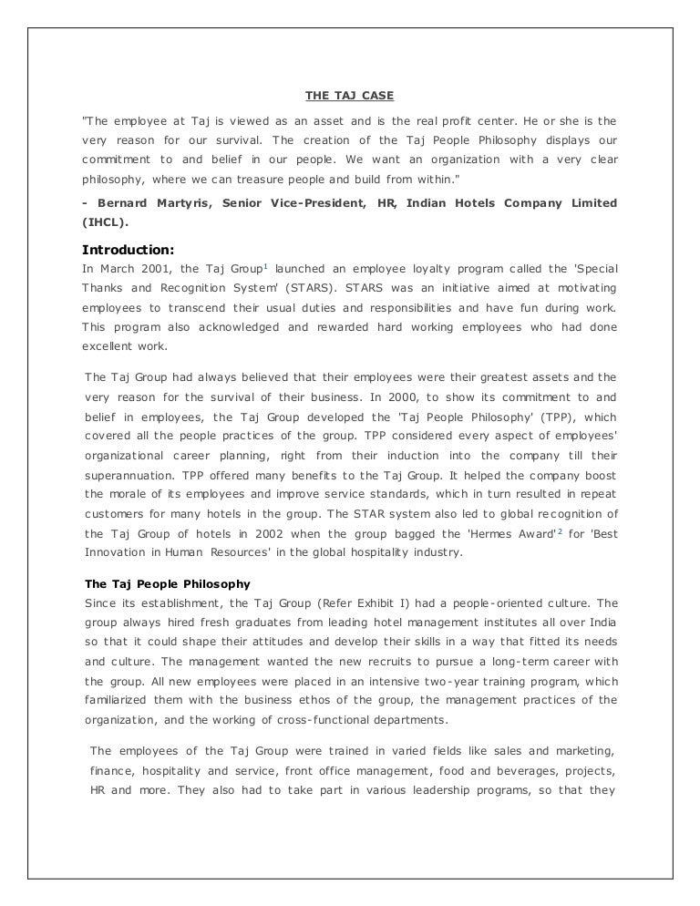 Taj case study 02 picture