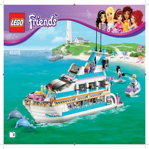 Đồ chơi xếp hình Lego Friends 41015 - Du thuyền cá heo