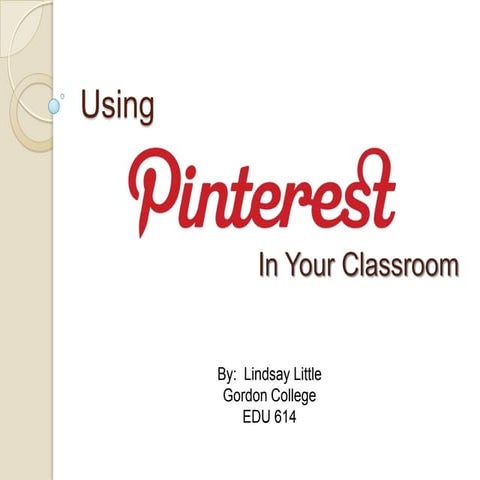 Using Pinterest in the Classroom | PDF
