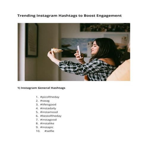 614 trending instagram hashtags to boost engagement | PDF