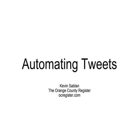 Automating Tweet with Twitterfeed