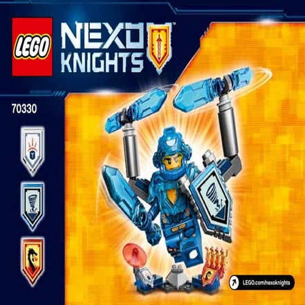 Đồ chơi xếp hình Lego Nexo Knights 70330 - Hiệp sĩ Clay