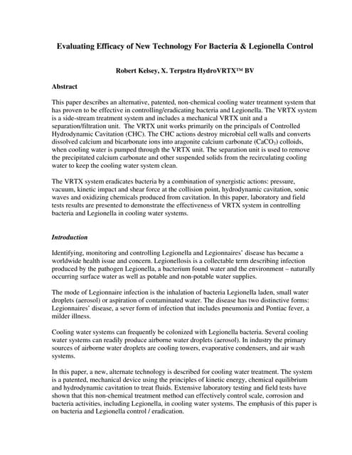 Legionella Paper