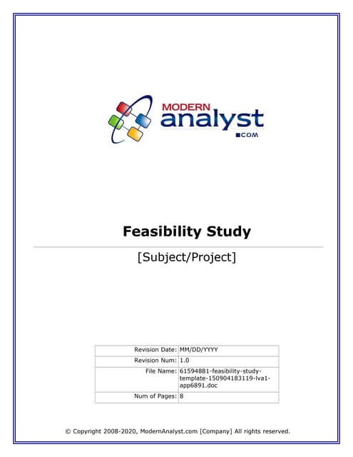 241368958 template feasibility study 241368958 template feasibility study