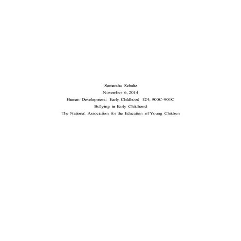 Research Paper_Schultz (2) BULLYING LINK