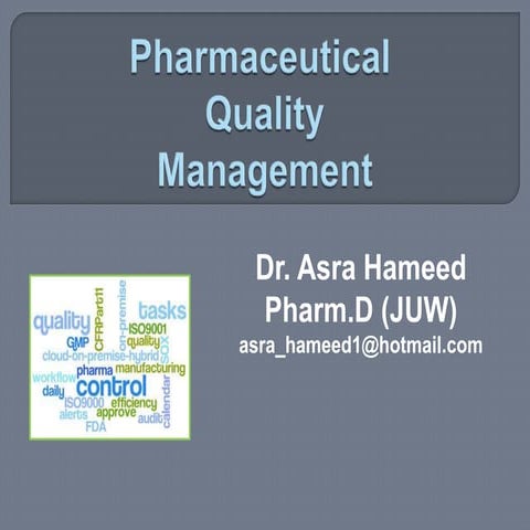 Miscellaneous Tests in Pharmaceutical Quality Management 