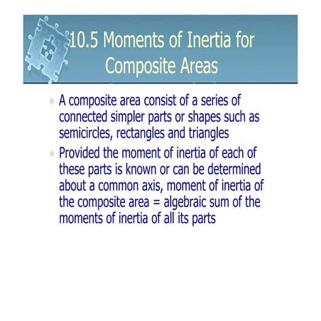 6161103 10.5 moments of inertia for composite areas