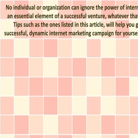 Important Tips For Beginner And Expert Internet Marketers.