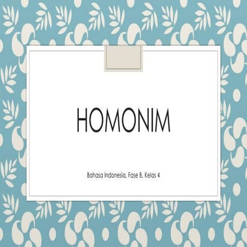 kata homonimdfdgdfgdfffffffffffffffffffffffffffffffffff | PPTX