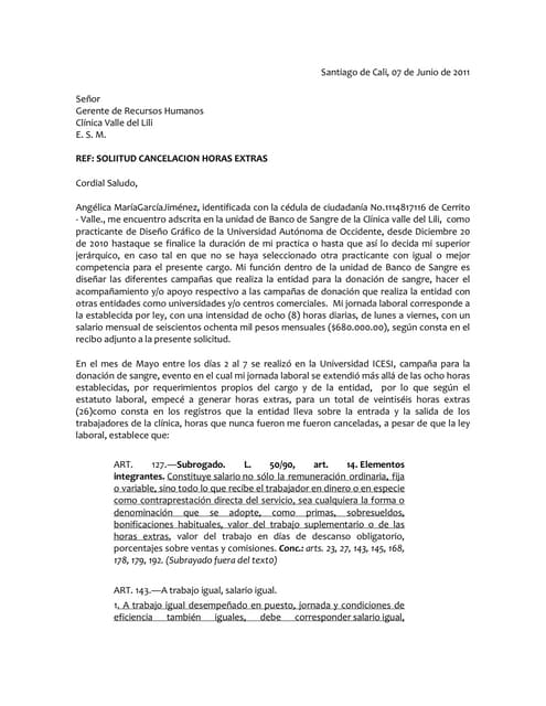 61795871 Modelo Solicitud Pago De Horas Extras 1