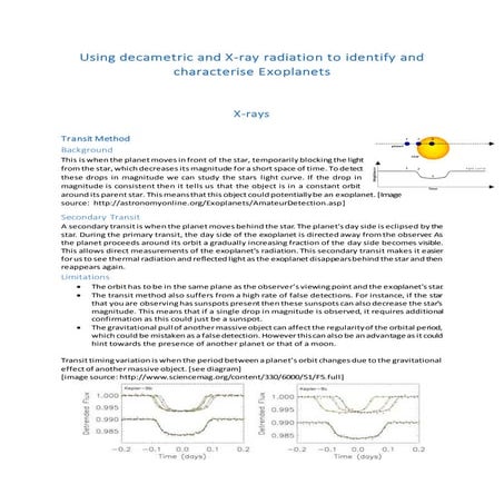 Using Decametric and X ray radiation