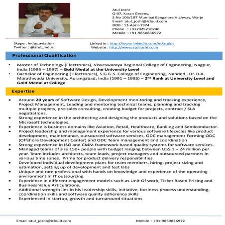 Atul Joshi - Oct 2016