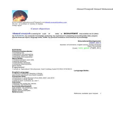 Ahmed Essayed Ahmed Mohammed