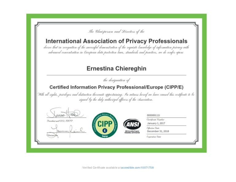 CIPP-E学習関連題