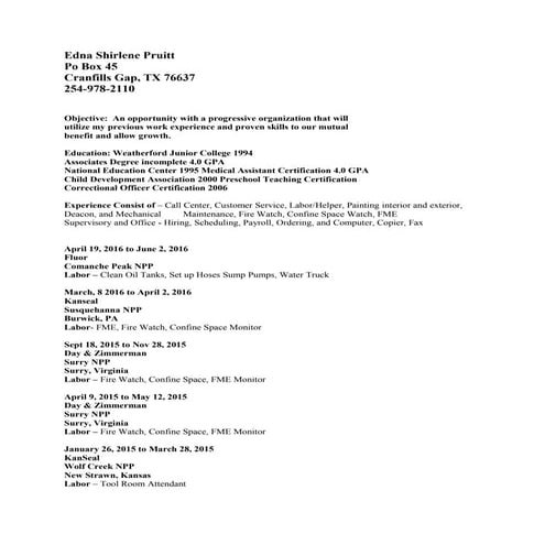 Edna Shirlene Pruitt resume.docx
