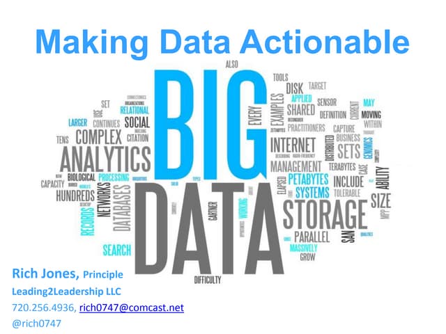 Making Data Actionable; PDF