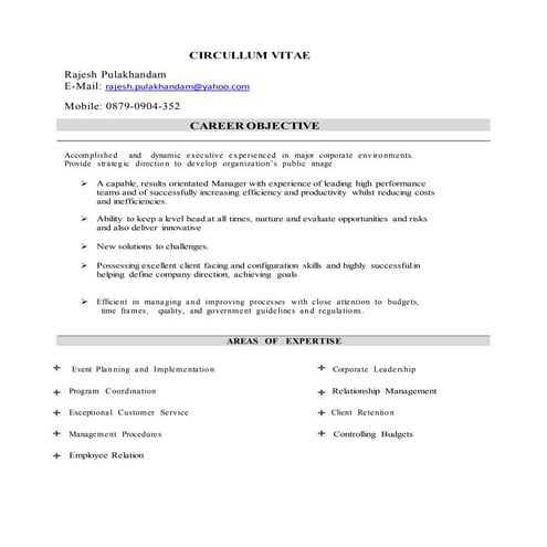 Shana CV | PDF