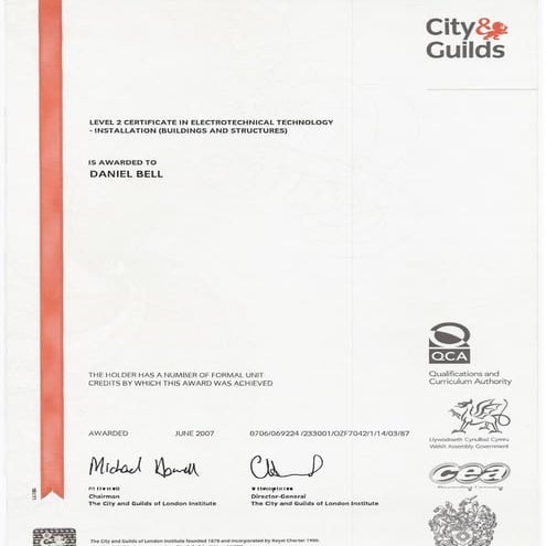 D.BELL Certificates (3)