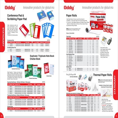 Oddy Stationery Catalogue Part 2