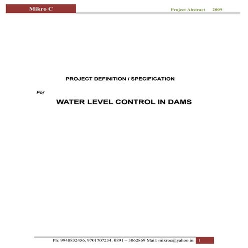 62.water level control in reservoiers