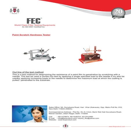 Testing/Manufacture/Pancil Scratch Hardness Hester | PDF