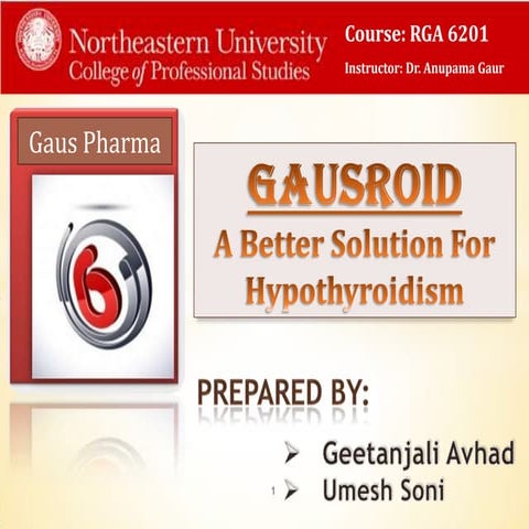6201 gausroid presentation gitanjali avhad & umesh soni