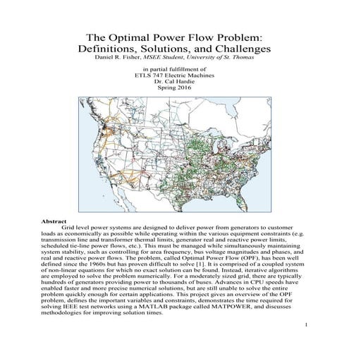 DFisher ETLS 747 Paper - Optimal Power Flow