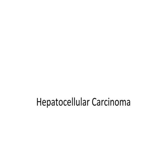 hepatocellular carcinoma