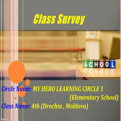 Class Survey_Drochia_Moldova_4th form