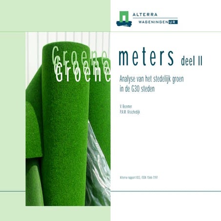 Groene Meters deel 2 Alterra