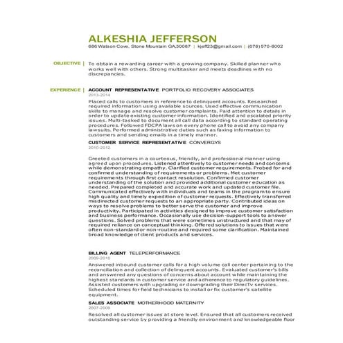 keshia's resume 2014 gv