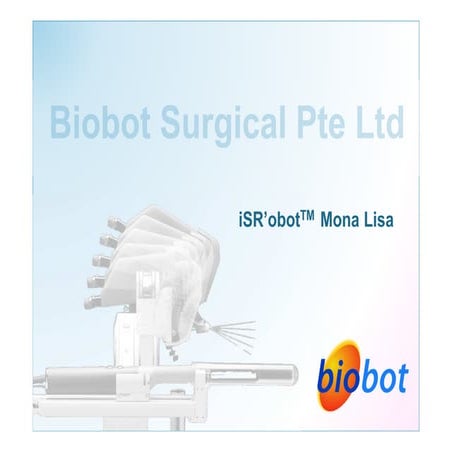 iSR'obot Mona Lisa Product Presentation- June 2016