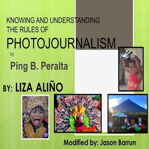 Photojournalism-The Basics | PPTX