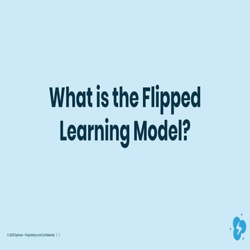 What is the Flipped Learning Model?