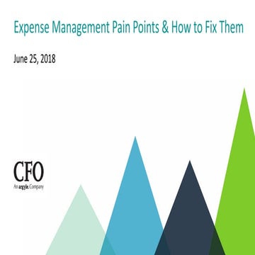 Expense Management Pain Points & How to Fix Them