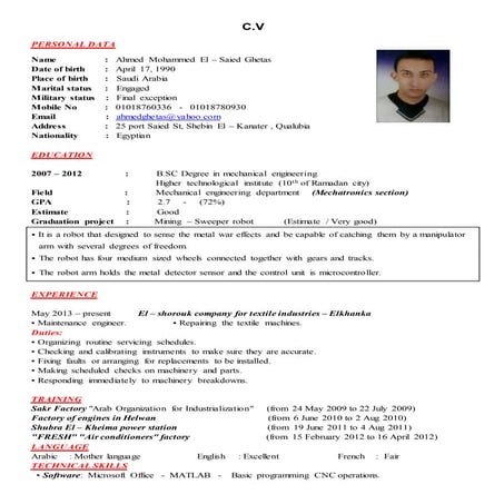 Asad Ali CV (22-NOV-2016) | DOC