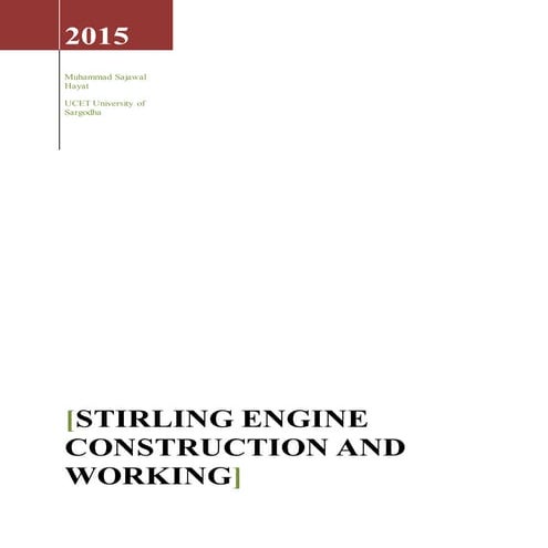 Stirling Engine Report_BSc-ME-014