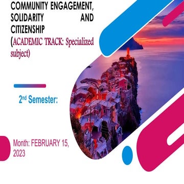 community engagement solidarity and citizenship