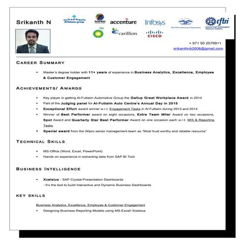 Srikanth (Resume) | PDF